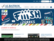 Tablet Screenshot of laghialbatros.com